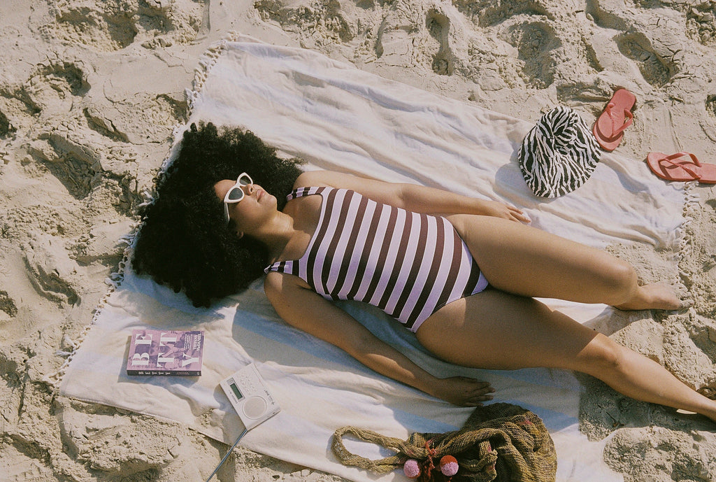 Cat One Piece Voilet Plum