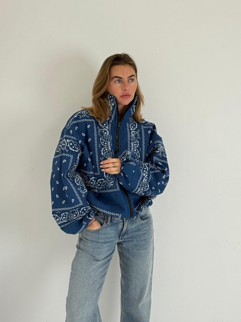 Bandana Bomber Denim