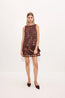 Sina Crochet Dress Choco Brown