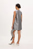 Fountain Metallic Mini Dress Pewter
