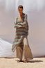 Azelia Dress Chocolate Turquoise