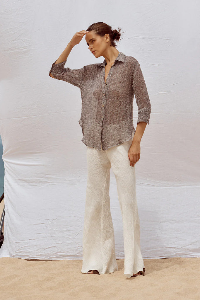 Arch Shirt Rete Chocolate