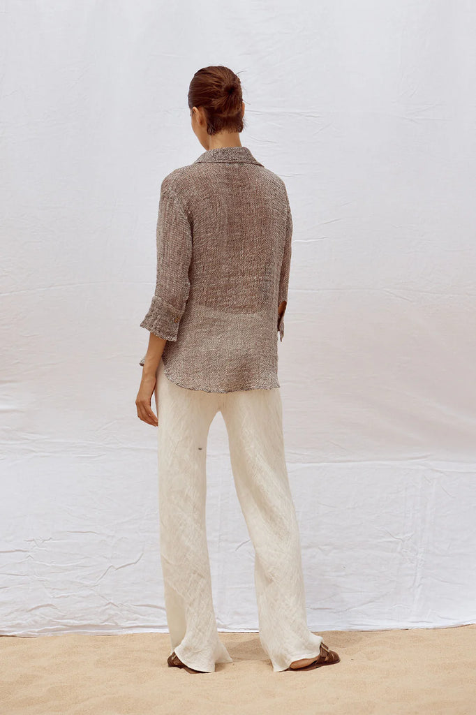 Arch Shirt Rete Chocolate