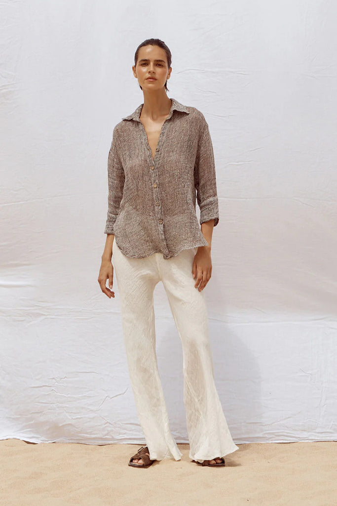 Arch Shirt Rete Chocolate