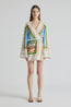 Ripple Effect Relaxed Mini Robe Dress