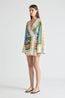Ripple Effect Relaxed Mini Robe Dress