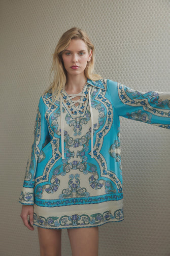 Ventura Short Collared Kaftan