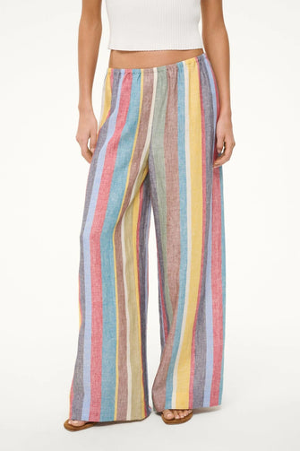 Bonfire Linen Pant Market Stripe