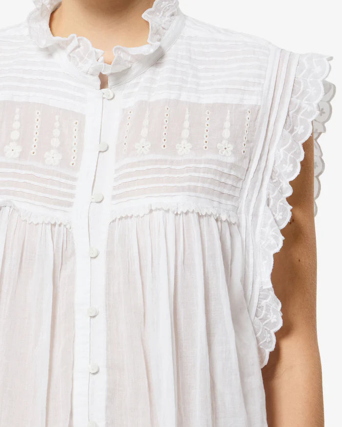 Dersia Top White