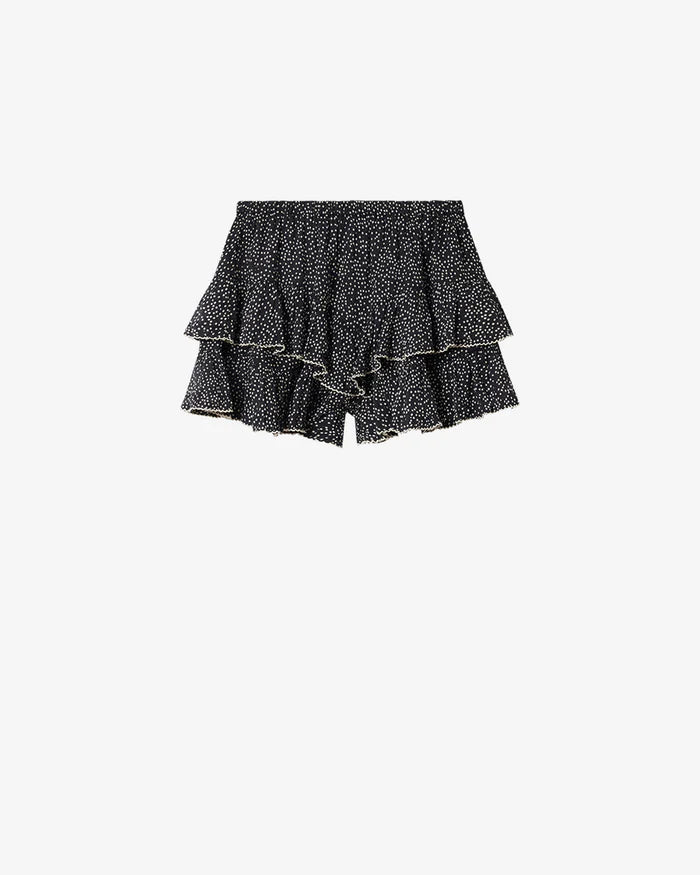 Jocadia Shorts Black Ecru