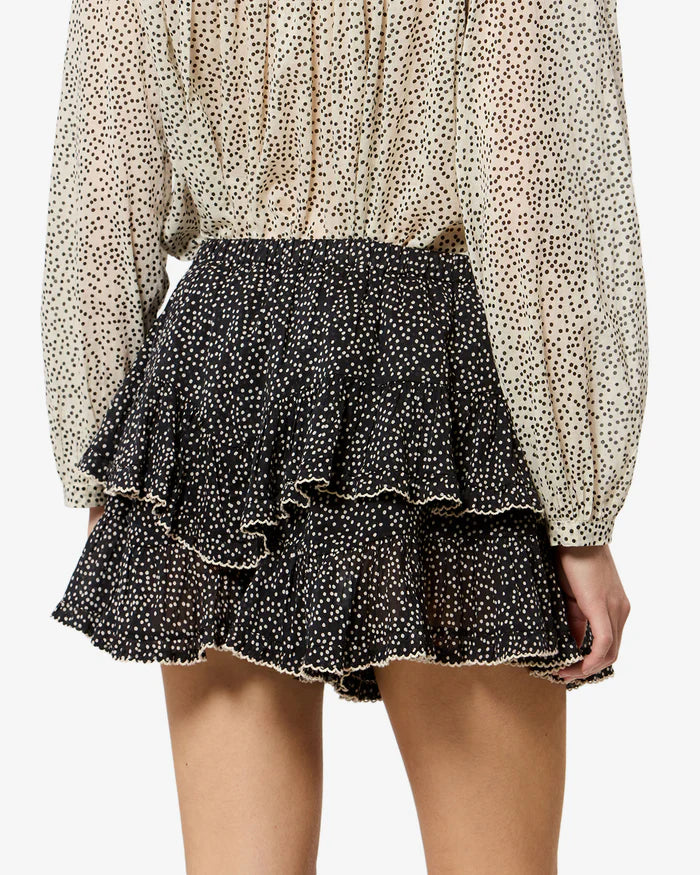 Jocadia Shorts Black Ecru