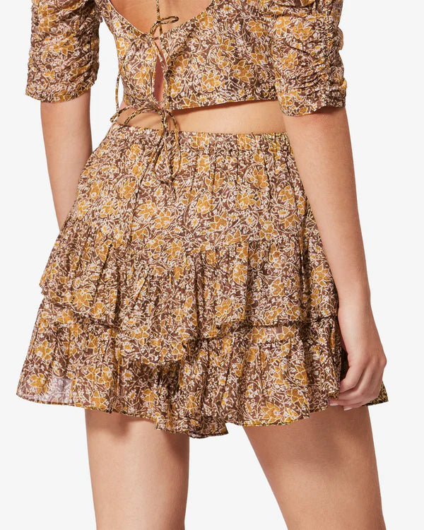 Jocadia Shorts Khaki Floral