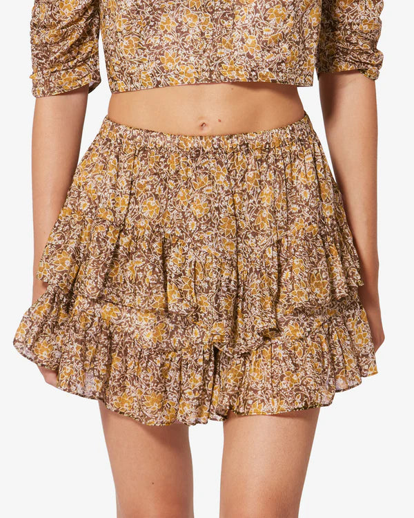 Jocadia Shorts Khaki Floral