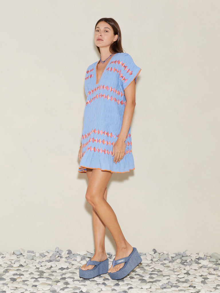 Hera Tunic Cornflower