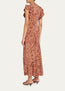 Ameline Silk Dress Rosette