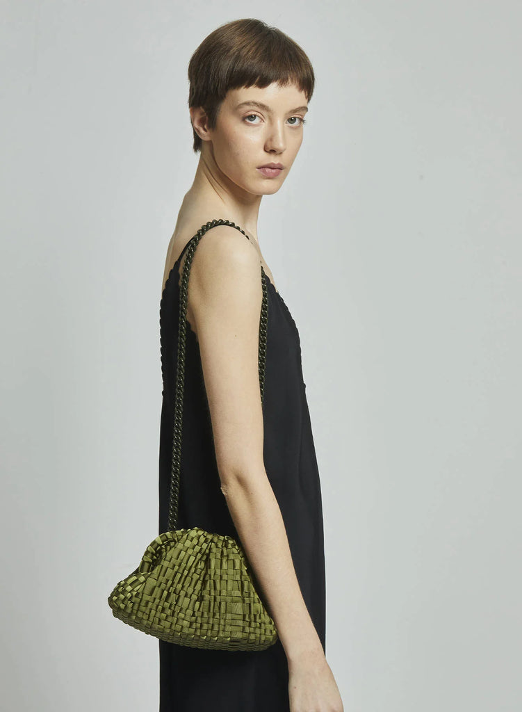 Mini Game Bag Khaki Ribbon