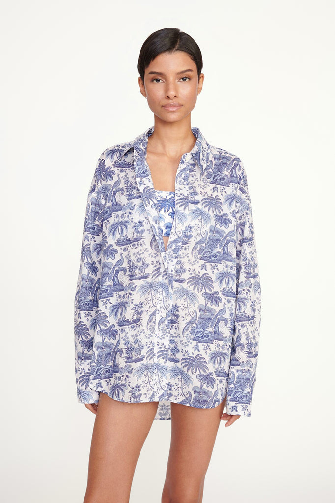 Colton Shirt Blue Toile