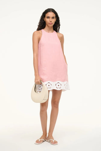 Mika Linen Dress Blush