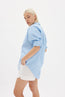 Chiara Oversized Shirt Lagoon
