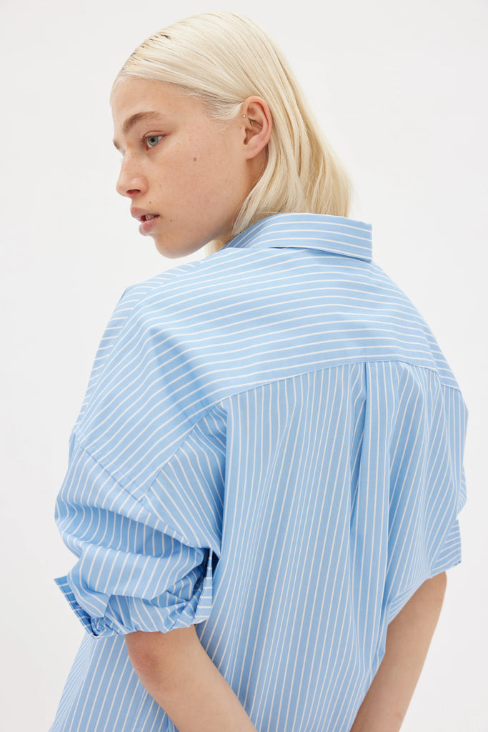Chiara Oversized Shirt Lagoon