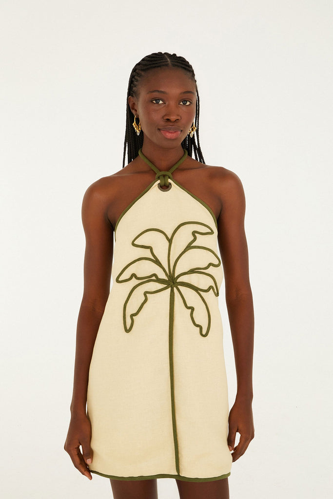 Coconut Sleeveless Mini Dress