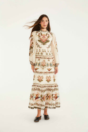 Majestic Hearts Maxi Dress