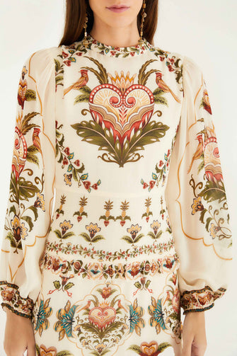 Majestic Hearts Maxi Dress