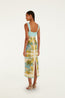 Royal Sea Sleeveless Maxi Dress