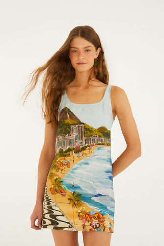 Copacabana Beach Mini Dress