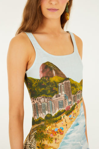 Copacabana Beach Mini Dress