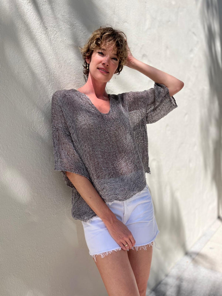 Miramare Top Rete Chocolate