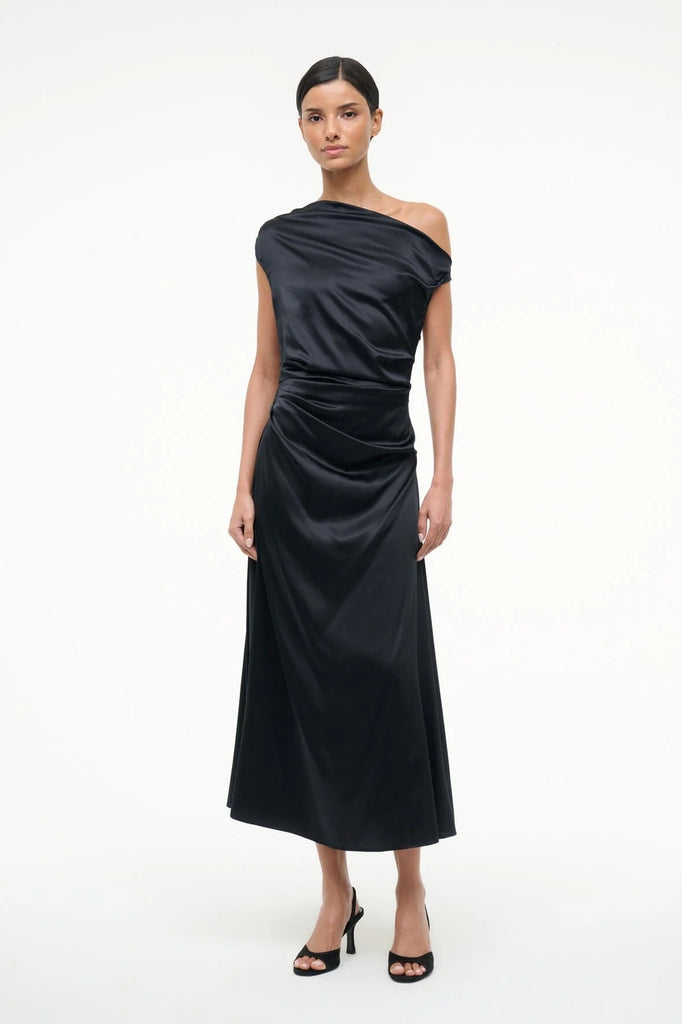 Phare Silk Dress Black