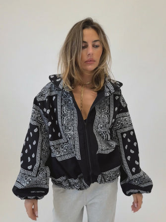 Bandana Bomber Black