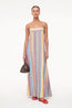 Laura Linen Dress Market Stripe