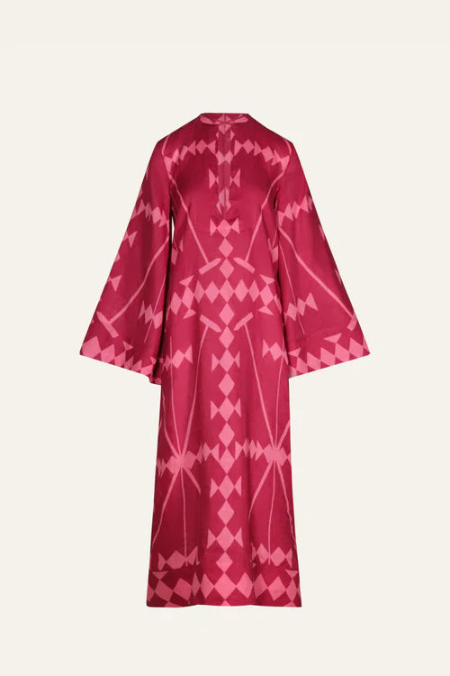 Savannah Tunic Dress Magenta Pink