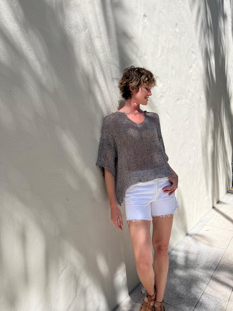 Miramare Top Rete Chocolate