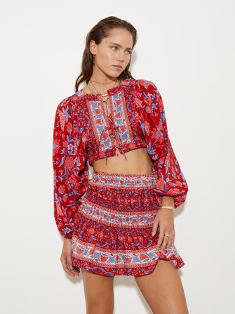 Marguerite Shirred Mini