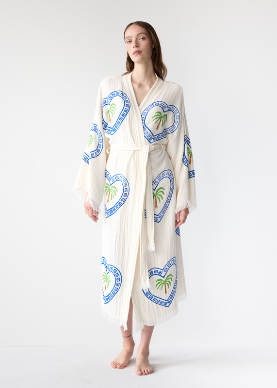 Long Robe Natural Palm