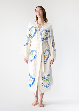 Long Robe Natural Palm