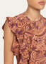 Ameline Silk Dress Rosette