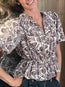 Elvie Short Sleeve Cotton Top Meadow