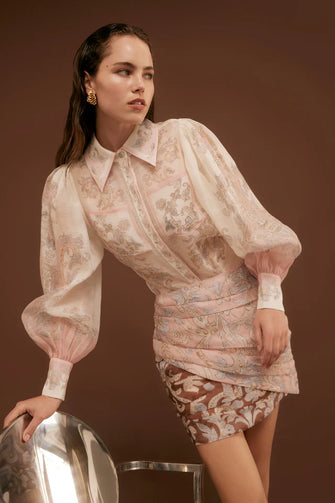 Bitter Sweet Balloon Sleeve Blouse