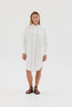 Chiara Shirt Dress White