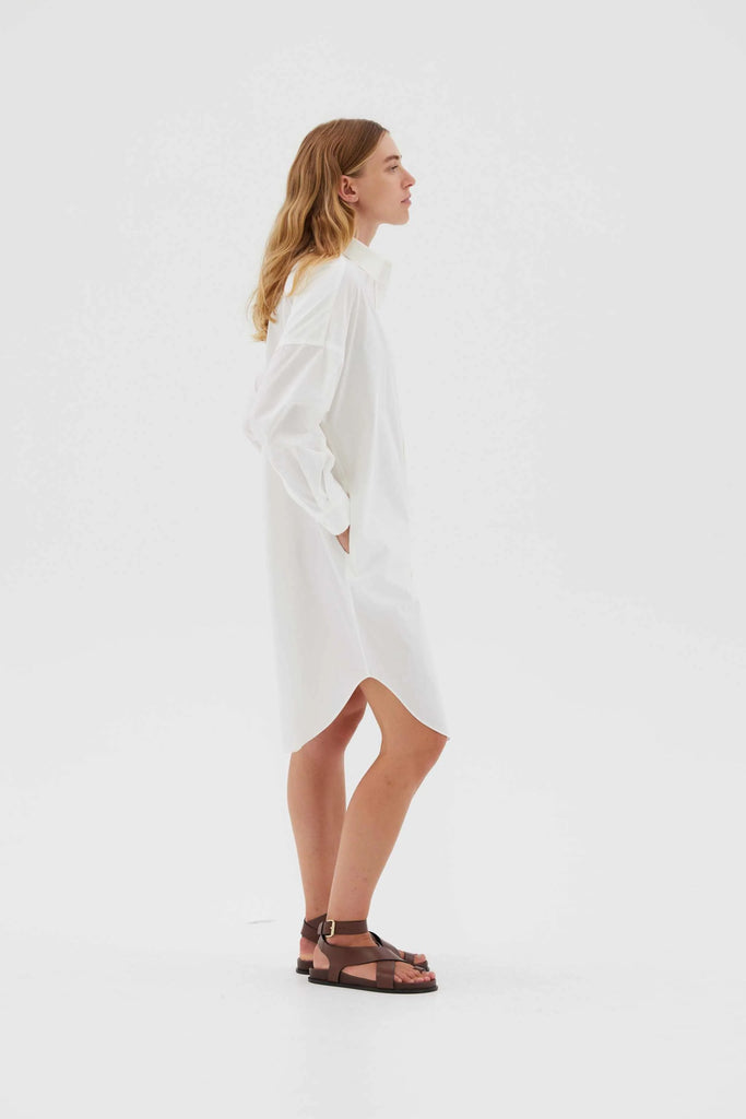 Chiara Midi Dress White