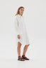 Chiara Shirt Dress White