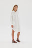 Chiara Shirt Dress White