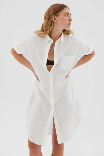 Chiara Midi Dress White