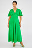 Cape Sleeve Dress Jewel Green