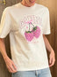 Baby Fit T-shirt with Raspberry