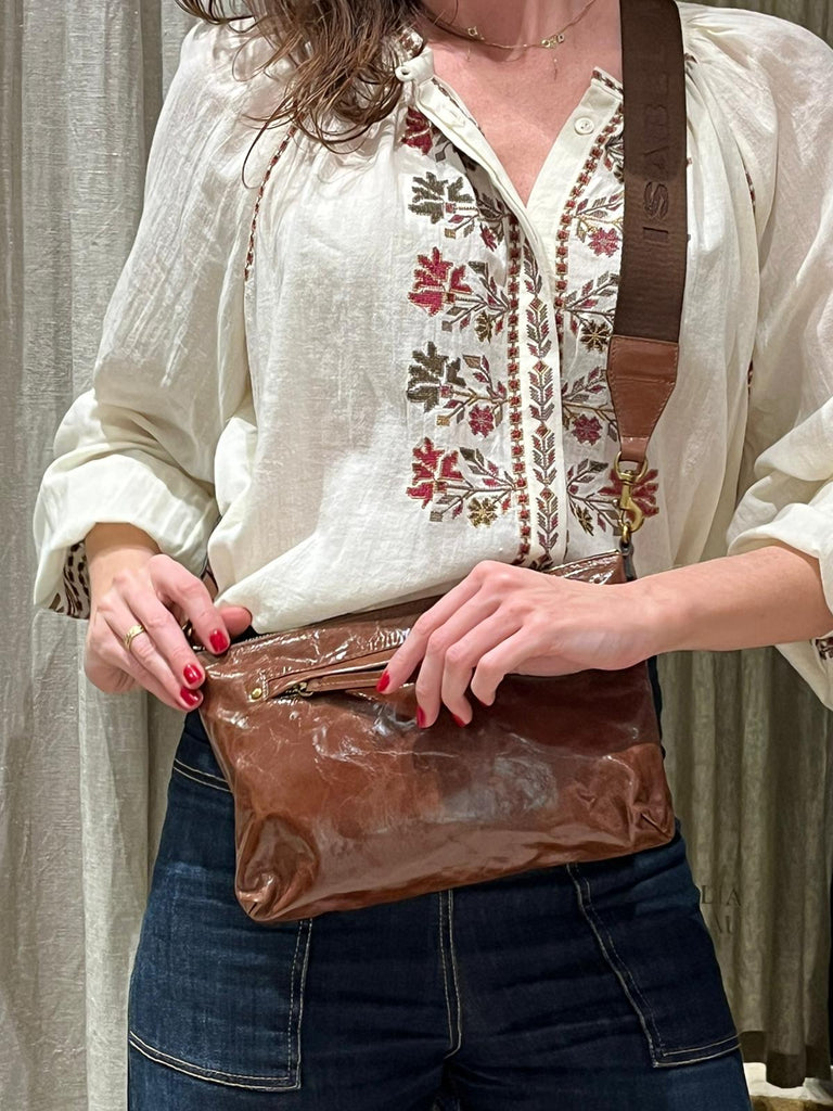 Nessah Crossbody Bag Chocolate
